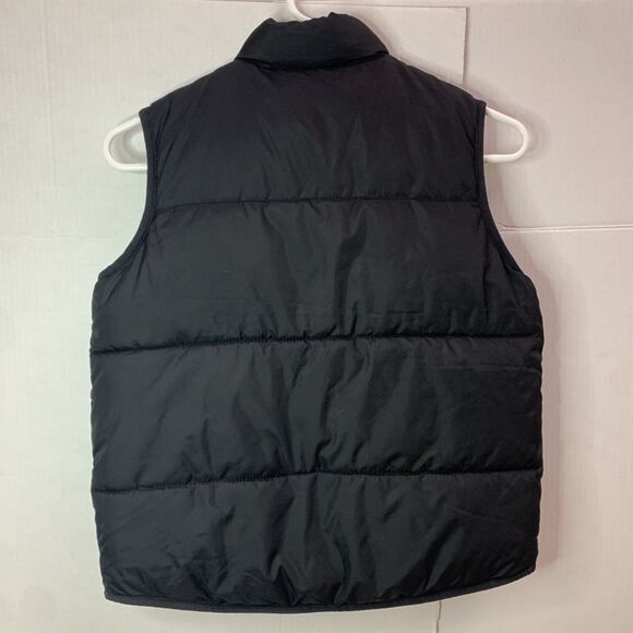 Old Navy Kids Unisex Black Puffer Vest Fleece Lining Size 6-7 - Picture 8 of 8